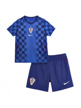 Detské Futbalové oblečenie Chorvátsko MS 2026 Krátky Rukáv - Preč (+ trenírky)